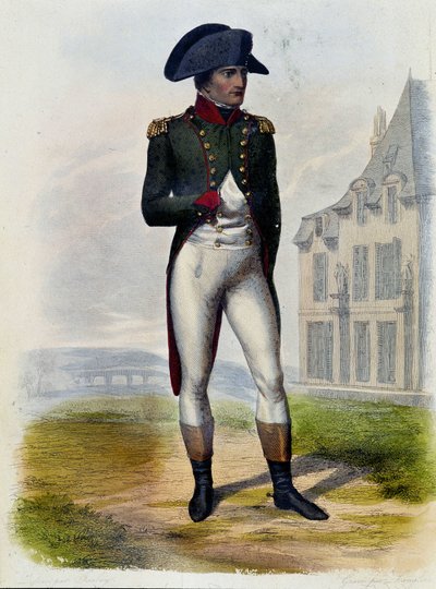 Napoleon Bonaparte, første konsul - i "" French Plutarch"" af French School