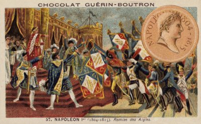 Napoleon og fordelingen af ørnestandarderne af French School