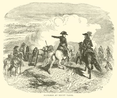 Napoleon ved Tabor-bjerget (gravering) af French School