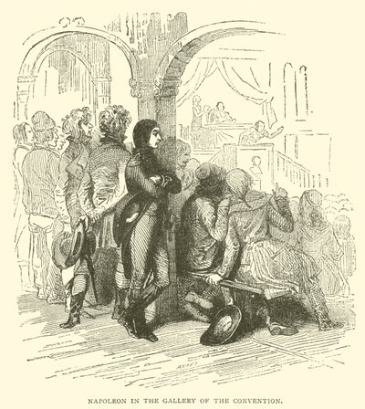 Napoleon i konventets galleri (gravering) af French School