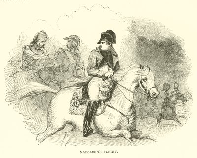Napoleons flugt (gravering) af French School