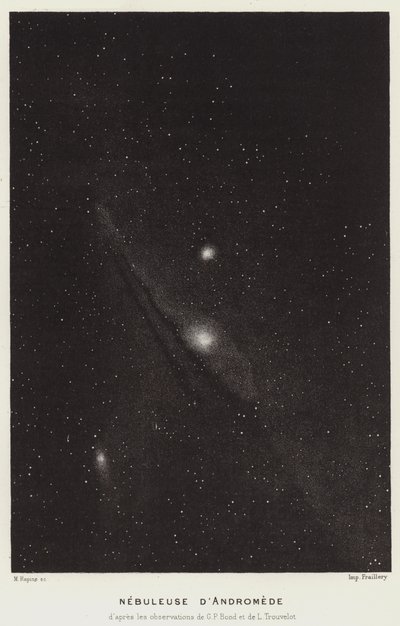 Andromeda-tågen (litho) af French School
