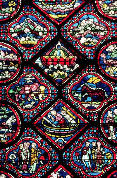 Noahs Ark-vindue, 1200-tallet af French School