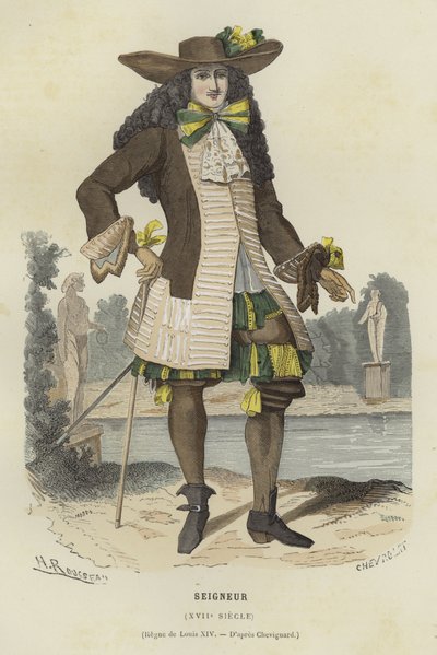 Adelsmand, 1600-tallet af French School