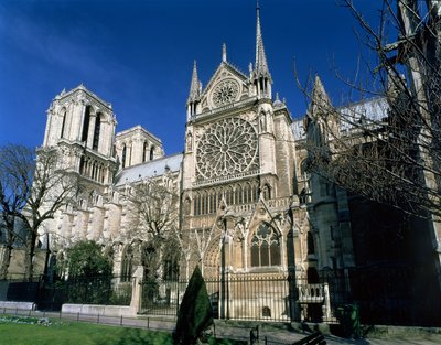 Notre Dame fra syd, 1163-1345 af French School