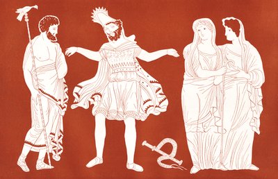 Ødipus med Tiresias, fra 