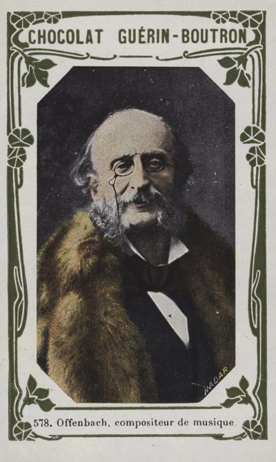 Offenbach, musikkomponist (farvet foto) af French School