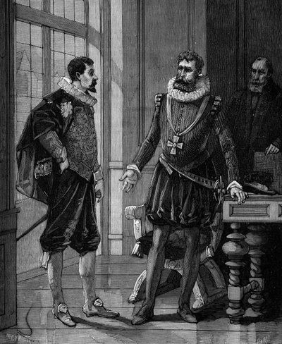 Olivier De Serres (1539 - 1619) fransk agronom med Henrik IV, konge af Frankrig (1553-1610). af French School