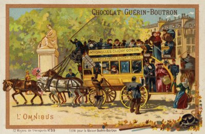 omnibus (chromolit) af French School