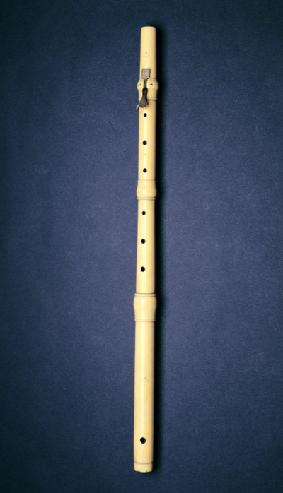 Entanget fløjte, lavet af Naust, Paris, ca. 1725 af French School