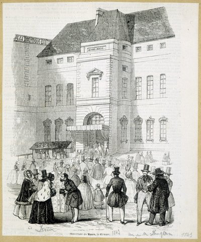 Åbning af Musee Royal (Musee du Louvre), 15. marts af French School