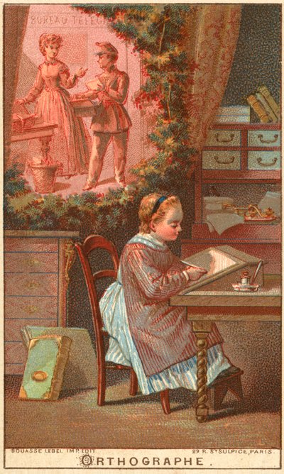 Ortografi (chromolitho) af French School