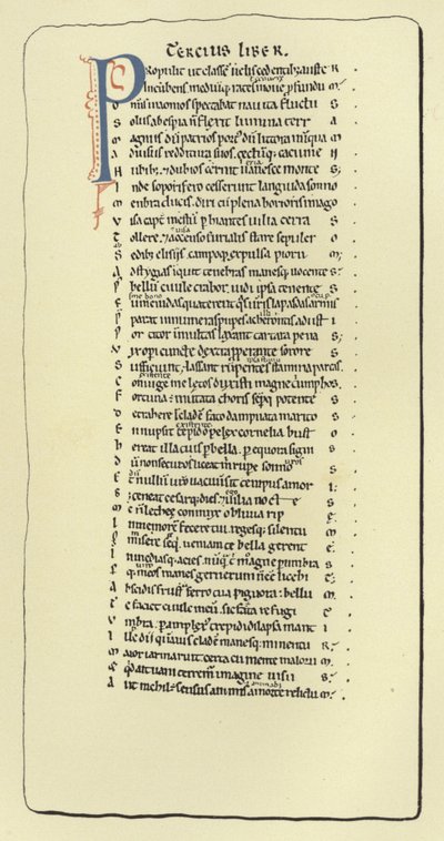 Side fra Pharsalia af Lucan af French School