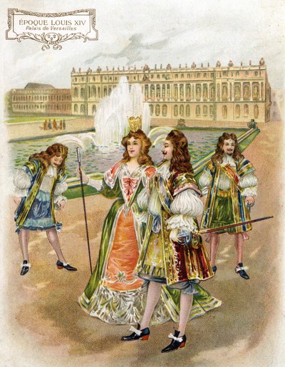 Slottet i Versailles på Ludvig XIV