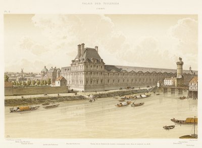 Tuileries Palace, 1640 af French School