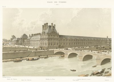 Tuileries Palace, 1690 af French School