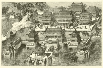 Sommerpaladset, Fang-hou-ching-king eller det uovertrufne sted (gravering) af French School