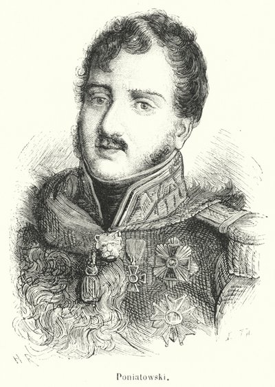 Paniatowski (gravering) af French School