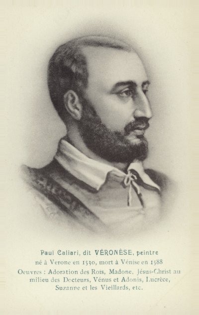 Paolo Veronese, italiensk maler (litografi) af French School