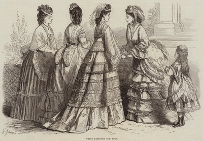Paris Fashions i juli af French School