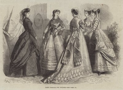 Paris Fashions til oktober af French School