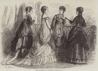Paris Fashions til september af French School