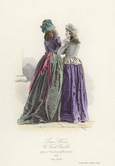 Paris kvinder, tid for den franske revolution af French School