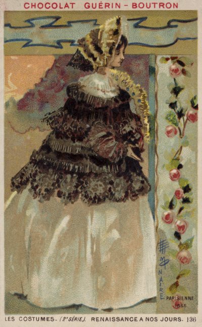 Parisisk mode, 1855 af French School
