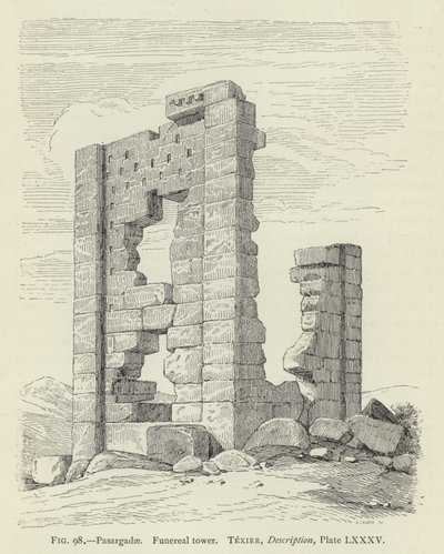 Pasargadae, begravelsestårn af French School