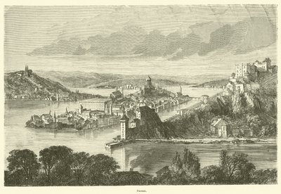 Passau (gravering) af French School