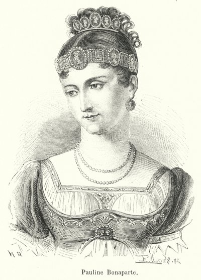 Pauline Bonaparte (gravering) af French School