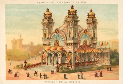 Pavillon i Bolivia, Verdensudstilling 1889, Paris af French School