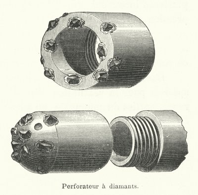 Diamantstanse (gravering) af French School