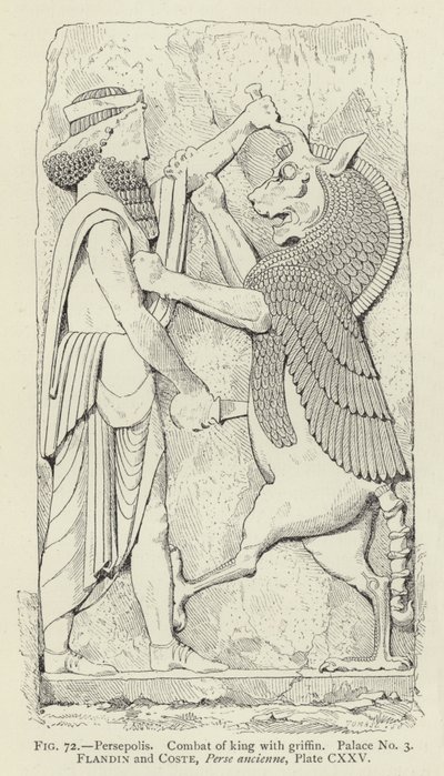 Persepolis, Kongens kamp med griffin, palads nr. 3 af French School