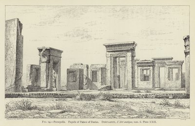 Persepolis, Facaden af Darius Palace af French School