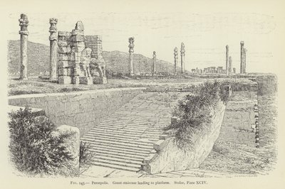 Persepolis, Stor trappe, der fører til platformen af French School