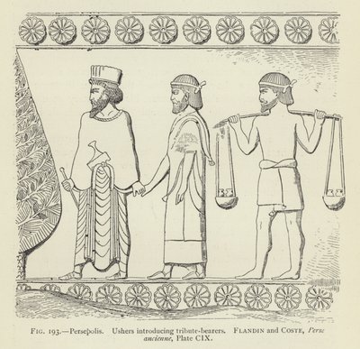 Persepolis, Ushers introducerer hyldestbærere af French School