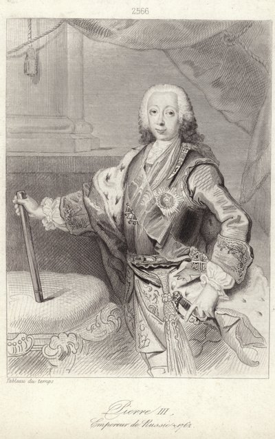 Peter III af Rusland af French School
