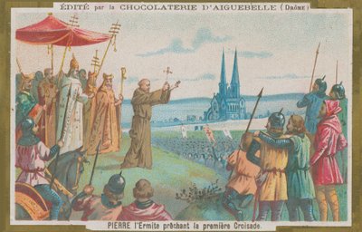 Eremitten Peter prædikede ved det første korstog af French School