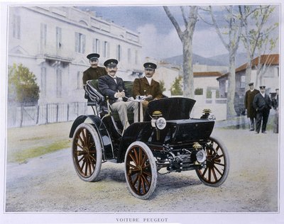 Peugeot bil (1. præmie af Concours d