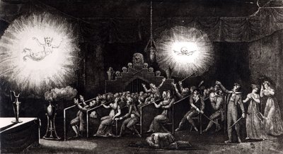 Phantasmagoria, fra Scientific and Anecdotal Recreational Memoirs af Etienne Gaspard Robertson (1763-1837), Paris, 1831 af French School
