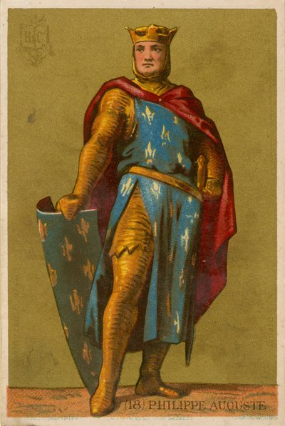 Filip II Auguste af French School
