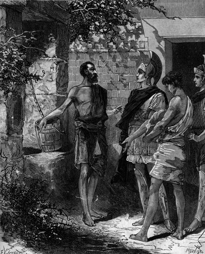 Phocion (Phokion) (402 f.Kr. - 318 f.Kr.) er en athensk strategi og taler, der modtager Alexander den Stores udsendinge efter Arbelles sejr. af French School