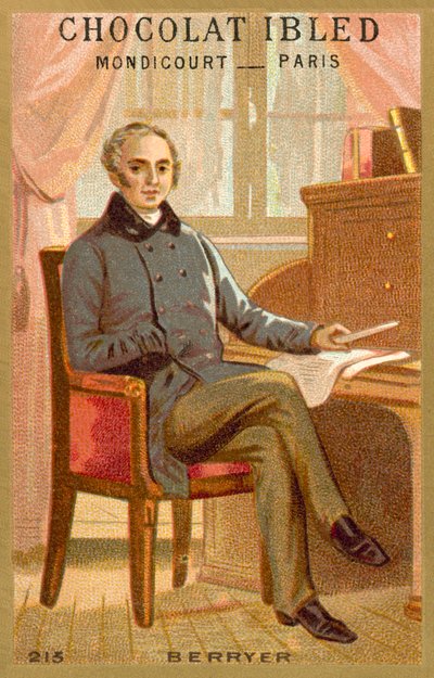 Pierre-Antoine Berryer, fransk advokat og politiker (chromolitho) af French School