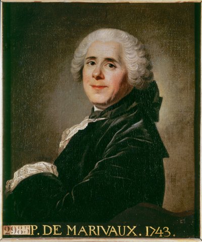Pierre Carlet de Marivaux, fransk dramatiker og romanforfatter ... af French School