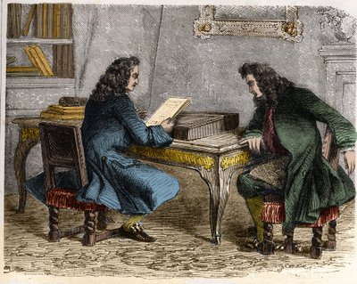 Pierre Corneille læste "Cid" for sin bror Thomas Corneille, inden han gik til Anne "Ninon" fra Enclos (eller Ninon de Lenclos eller Ninon de Lanclos af French School