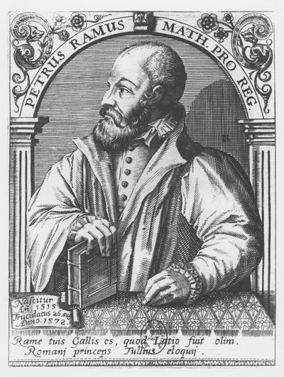 Pierre Ramus (gravering) af French School
