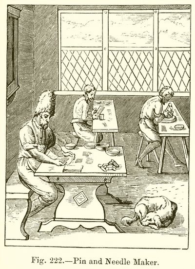 Nåle- og nålemaskine af French School