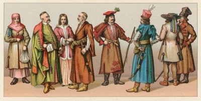 Polen Kostume af French School