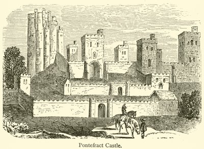 Pontefract Castle (gravering) af French School